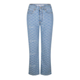 Women's Monogram 90s Signature Pattern Jeans