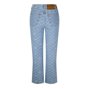 Women's Monogram 90s Signature Pattern Jeans