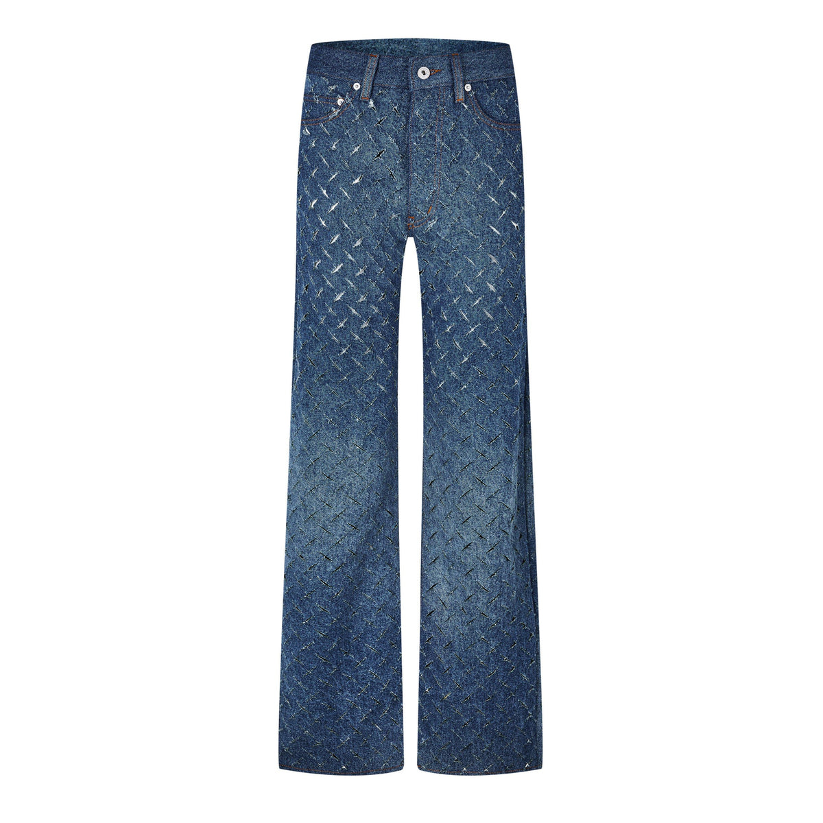 Razor Cut Straight Leg Jeans