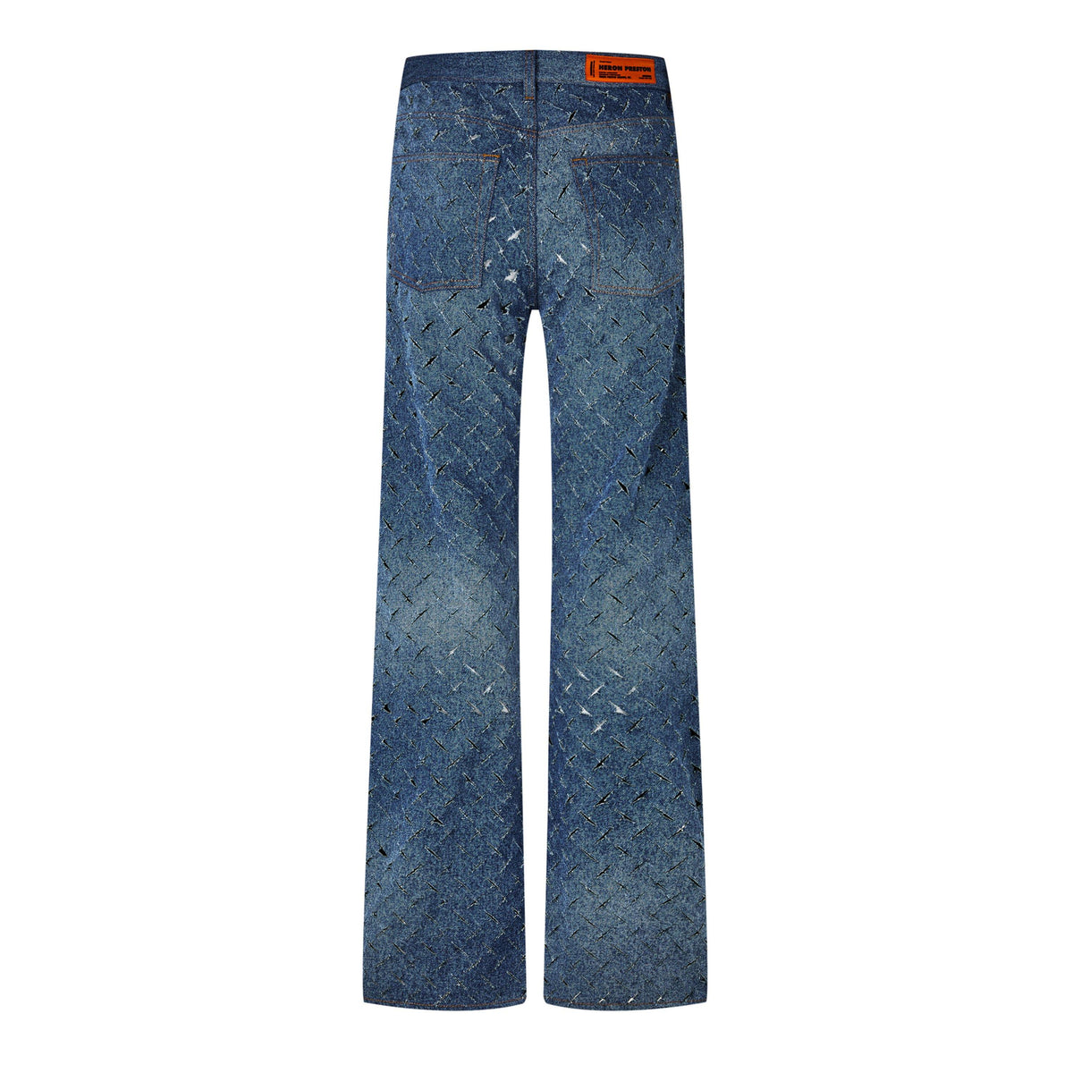 Razor Cut Straight Leg Jeans