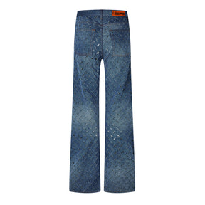 Razor Cut Straight Leg Jeans