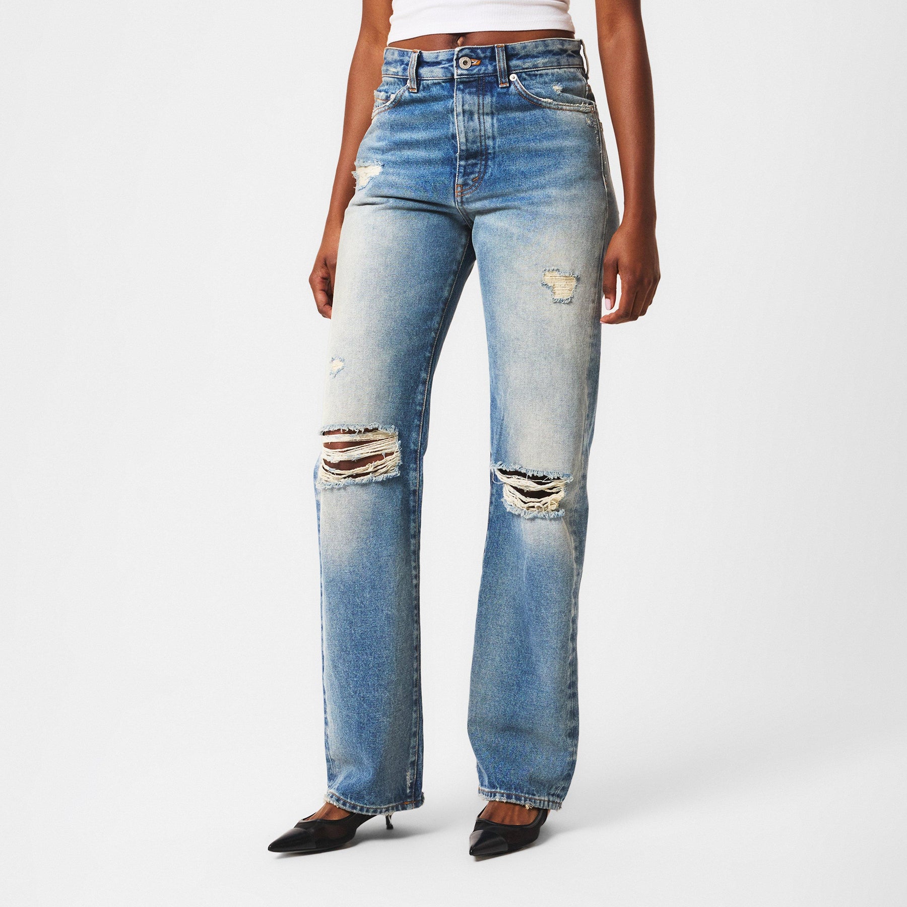 Distressed Jeans