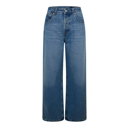 Jacquard Straight Leg Jeans