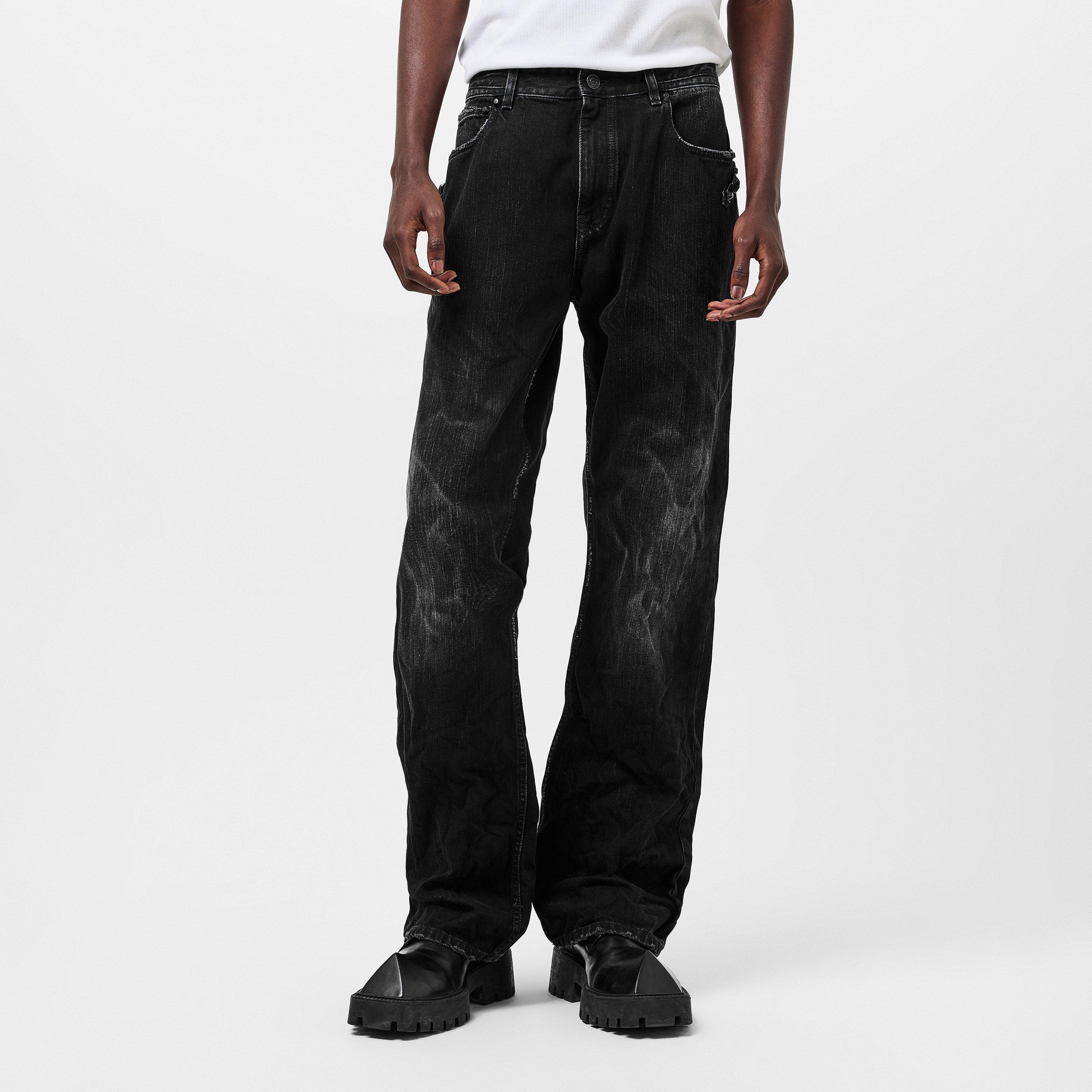 Mid-Rise Straight Leg Jeans