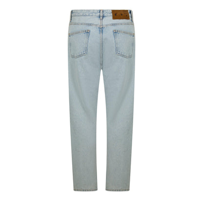 Mid-Rise Straight Leg Jeans