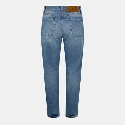 - Mid-Rise Straight Leg Jeans