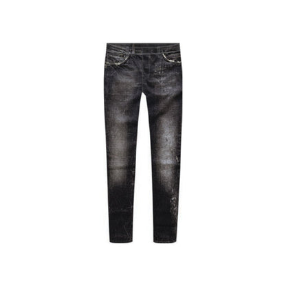 Mid Rise Slim Leg Jeans