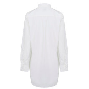 Women's Bostucci Button Down Blouse, Lightweight Semi-Sheer Cotton Shirt