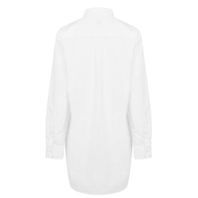 Women's Bostucci Button Down Blouse, Lightweight Semi-Sheer Cotton Shirt