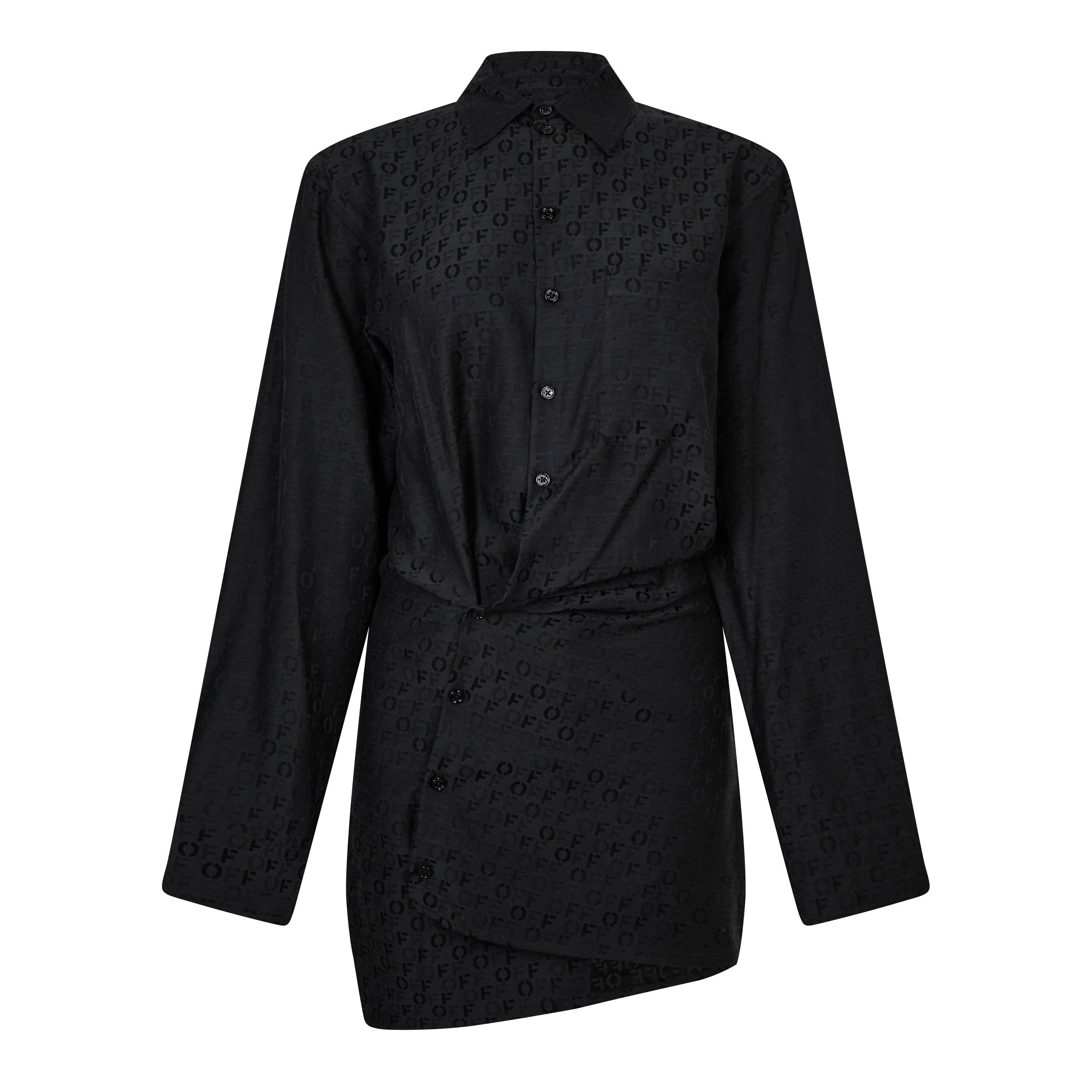 Mini Silk Shirt Dress
