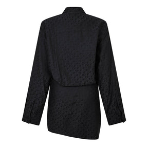 Women's Jq TwsT-Shirt Dress, Twisted Front Design