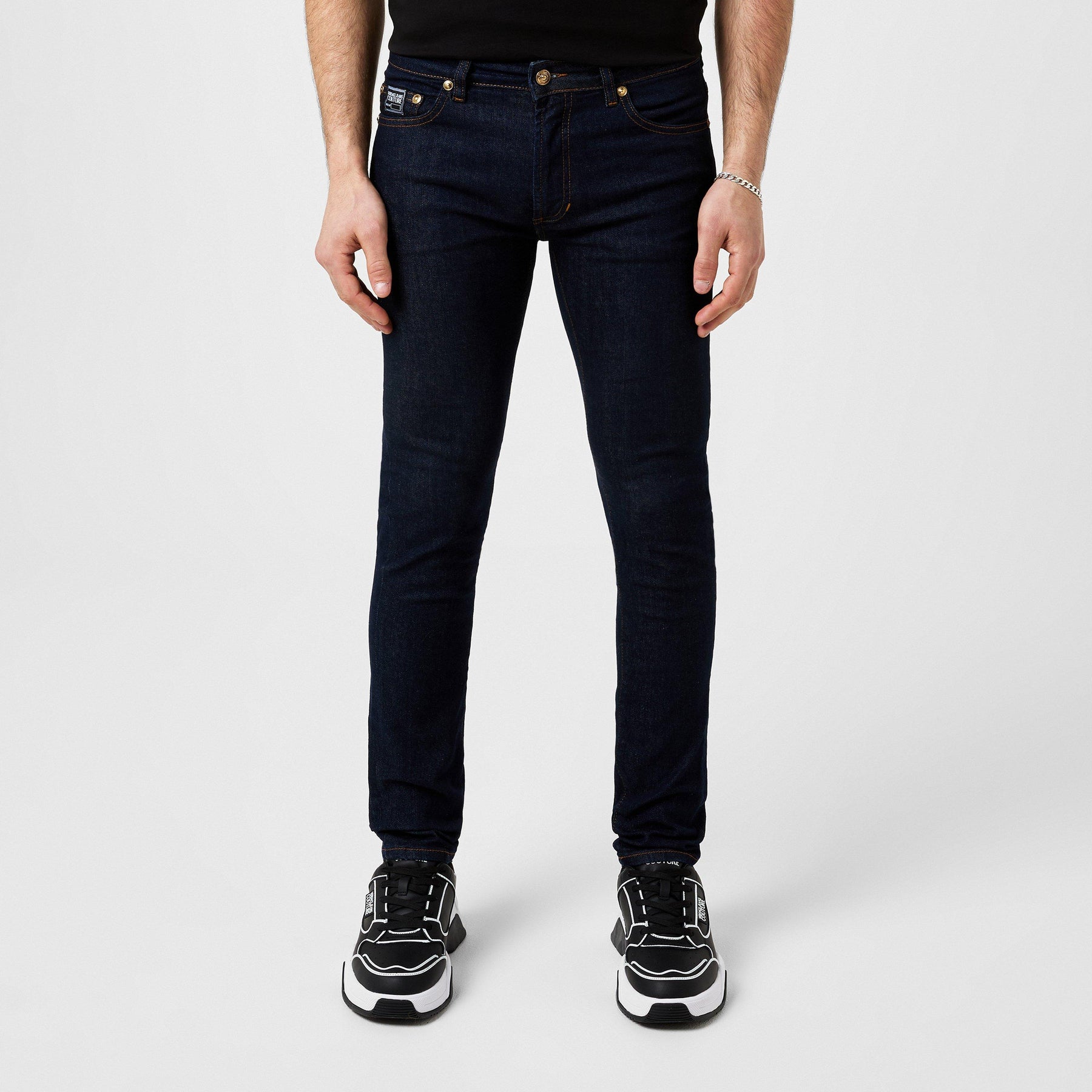 Logo Pocket Skinny Jeans