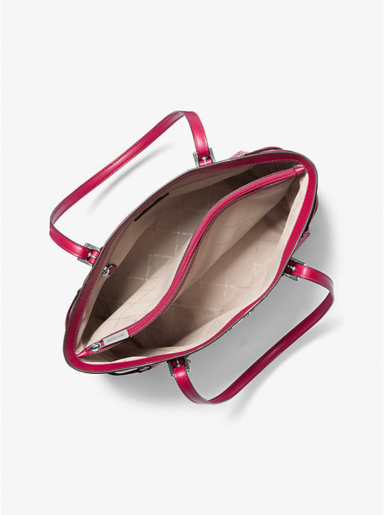 Voyager Large Color-Block Signature Logo Tote Bag