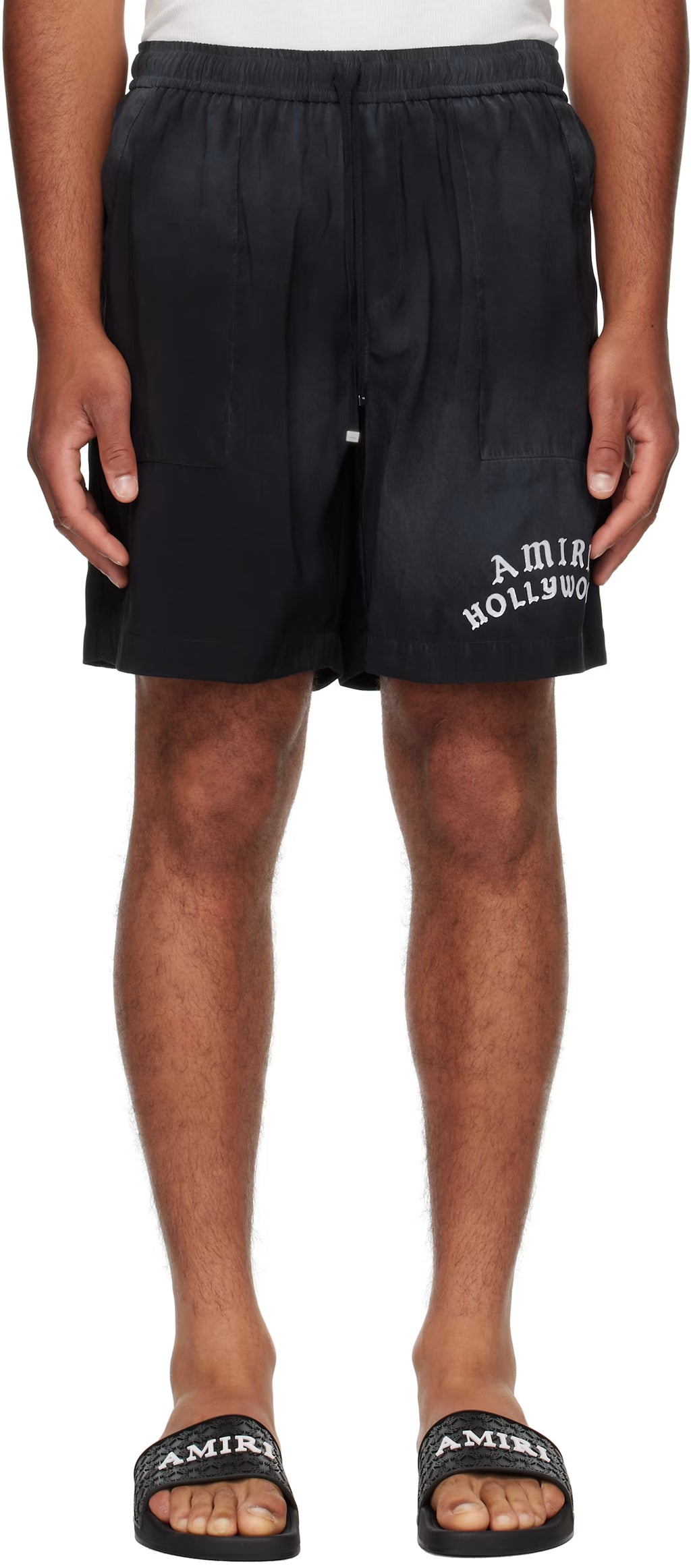 Black 'AMIRI Hollywood' Shorts
