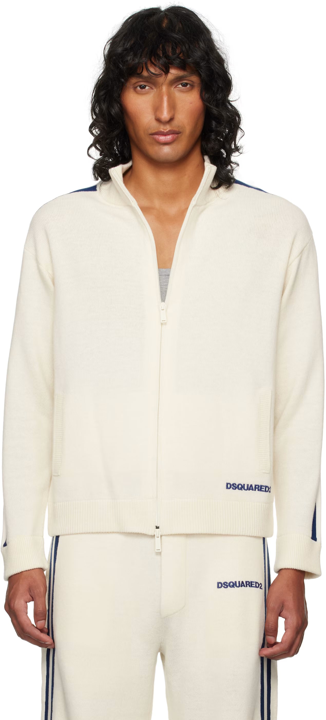 Off-White Zipped Sweater