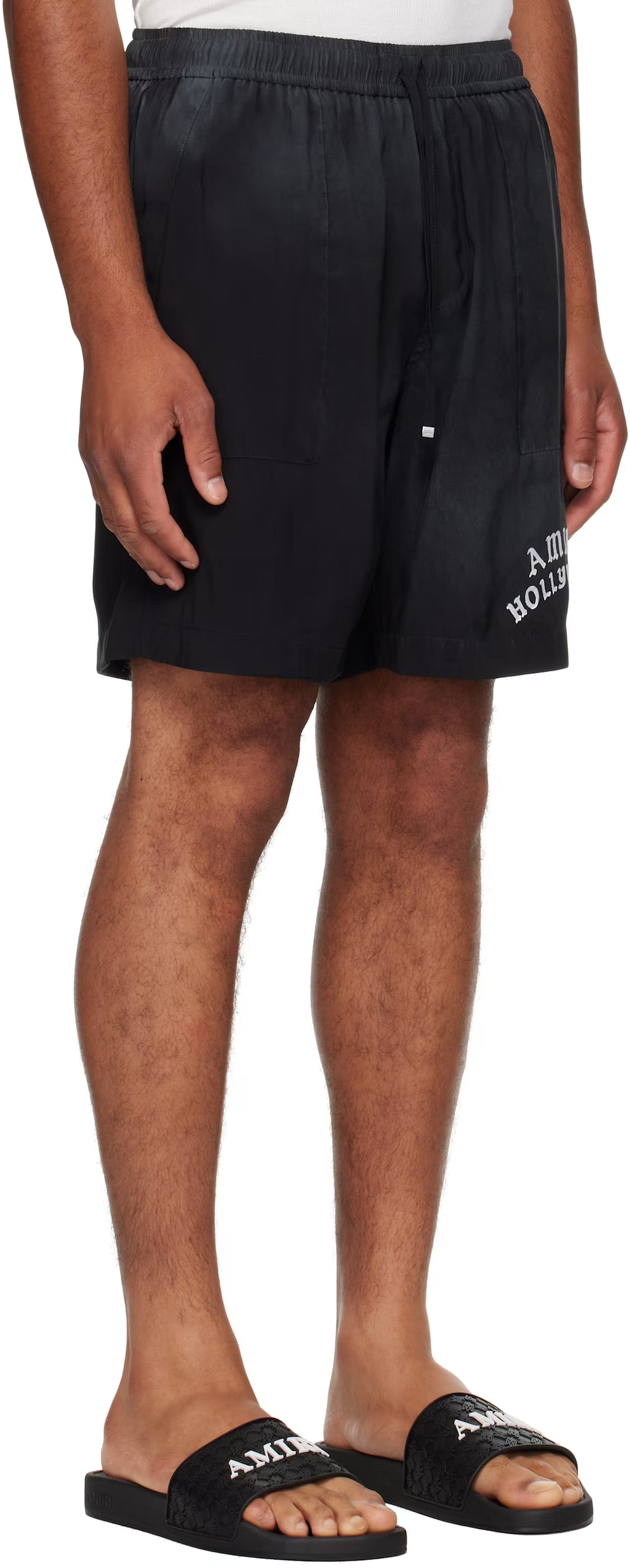 Black 'AMIRI Hollywood' Shorts