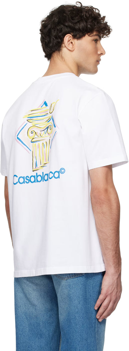 White Diamond Column T-shirt