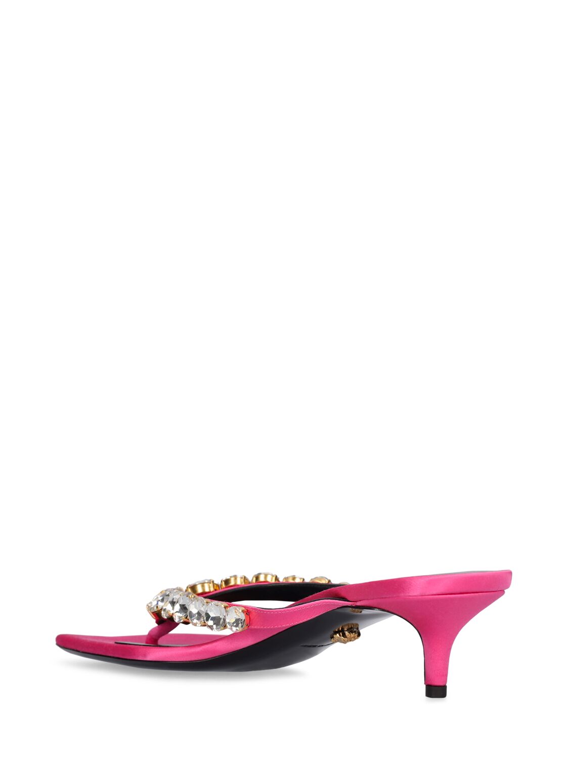 Versace Versace 45mm Embellished satin sandals - Size: UK 3 Heels | Shop From The Mirage