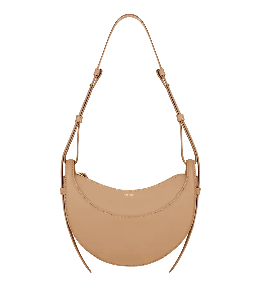 Polene Numéro Dix Edition Smooth Beige - Size: One Size Bags | Shop From The Mirage