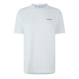 Arrow Floral Cotton Short Sleeve Crew Neck T-Shirt