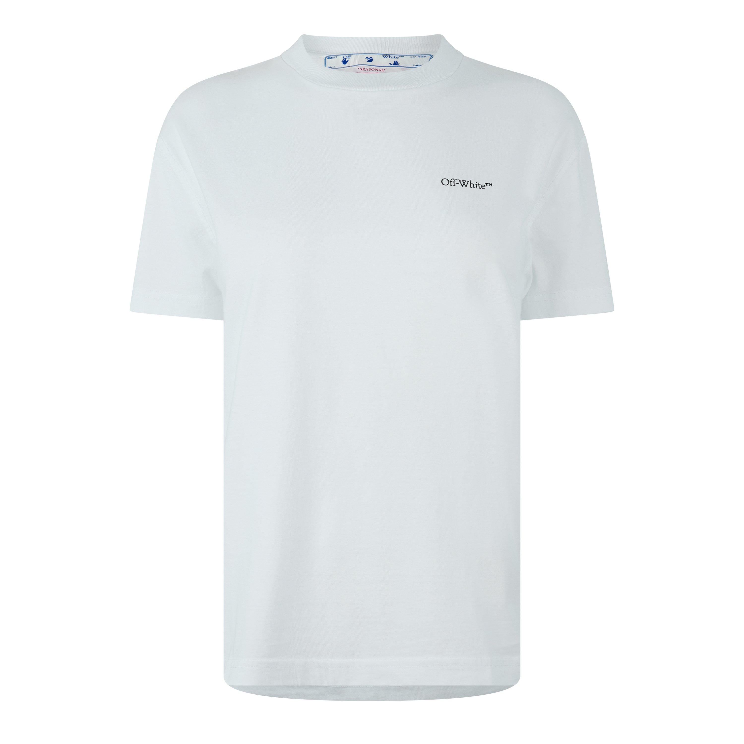 Arrow Floral Cotton Short Sleeve Crew Neck T-Shirt