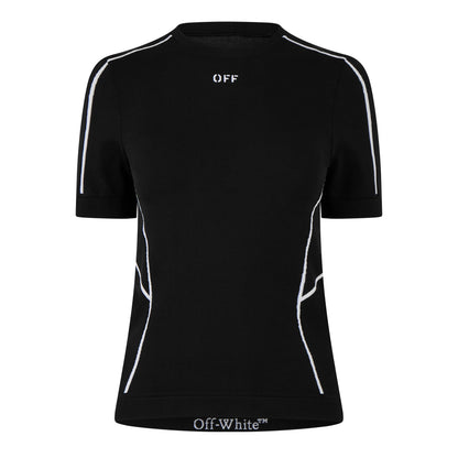 Seamless Stretch Short Sleeve Slim Fit T-Shirt