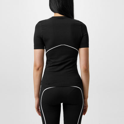 Seamless Stretch Short Sleeve Slim Fit T-Shirt
