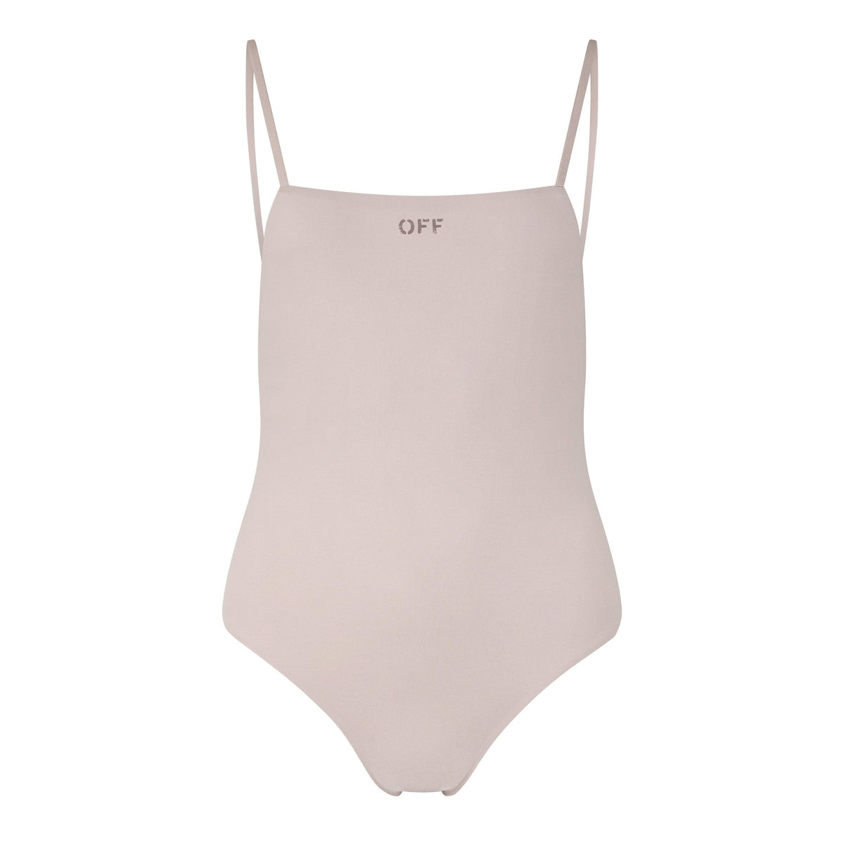 Straight Neckline Sleek Bodysuit