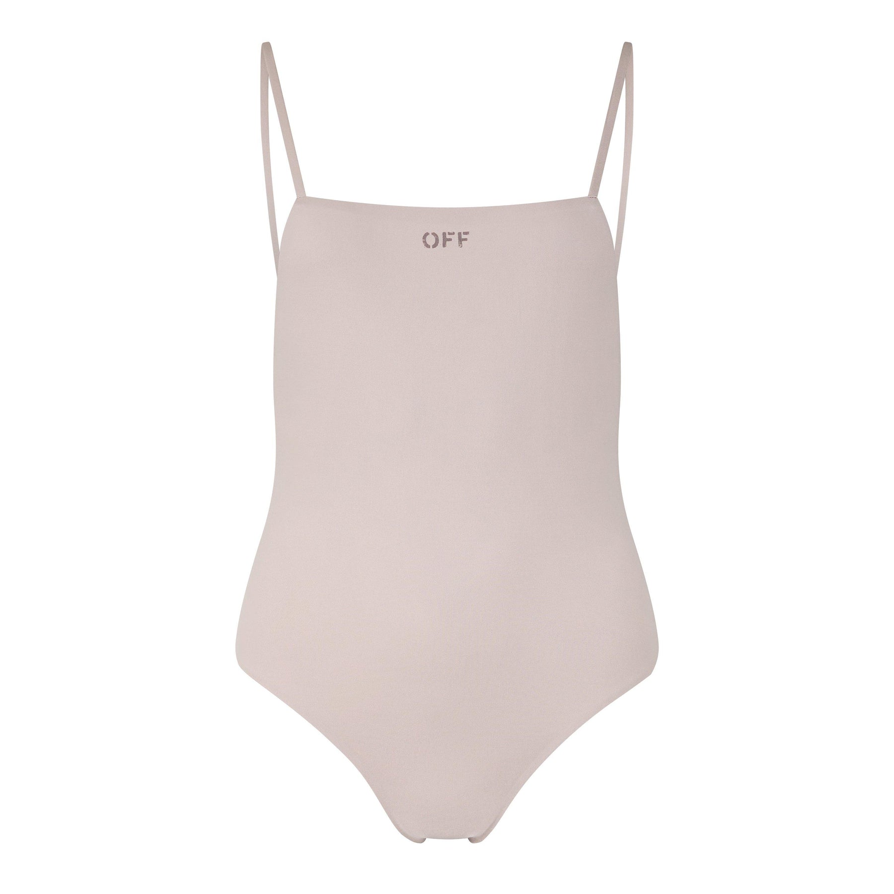 Straight Neckline Sleek Bodysuit