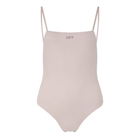 Straight Neckline Sleek Bodysuit