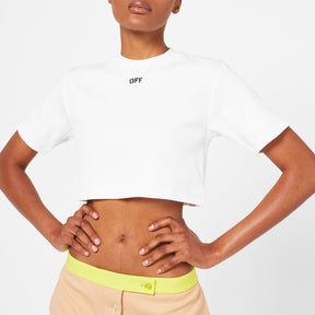 Stamp Rib Cropped Tee