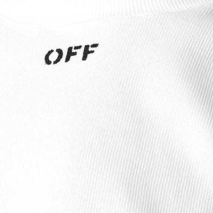 - Stamp Rib Cotton Short Sleeve Slim Fit Cropped Crop Top