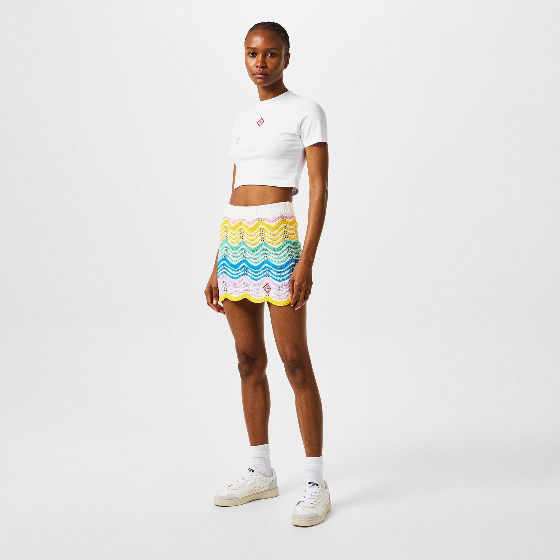 Women's Logo Cotton Cropped Baby T-Shirt