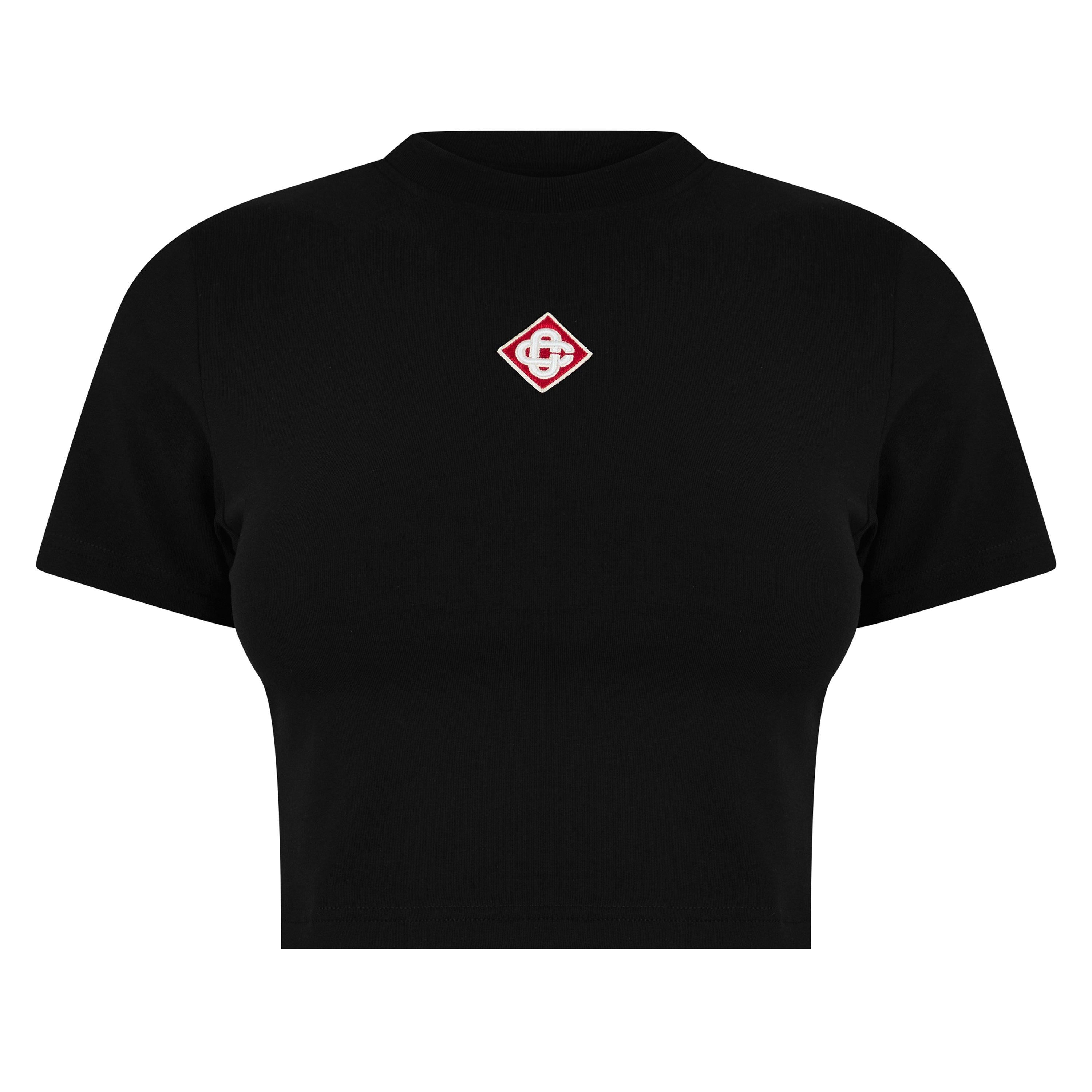 Women's Logo Cotton Cropped Baby T-Shirt