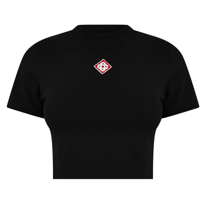 Women's Logo Cotton Cropped Baby T-Shirt