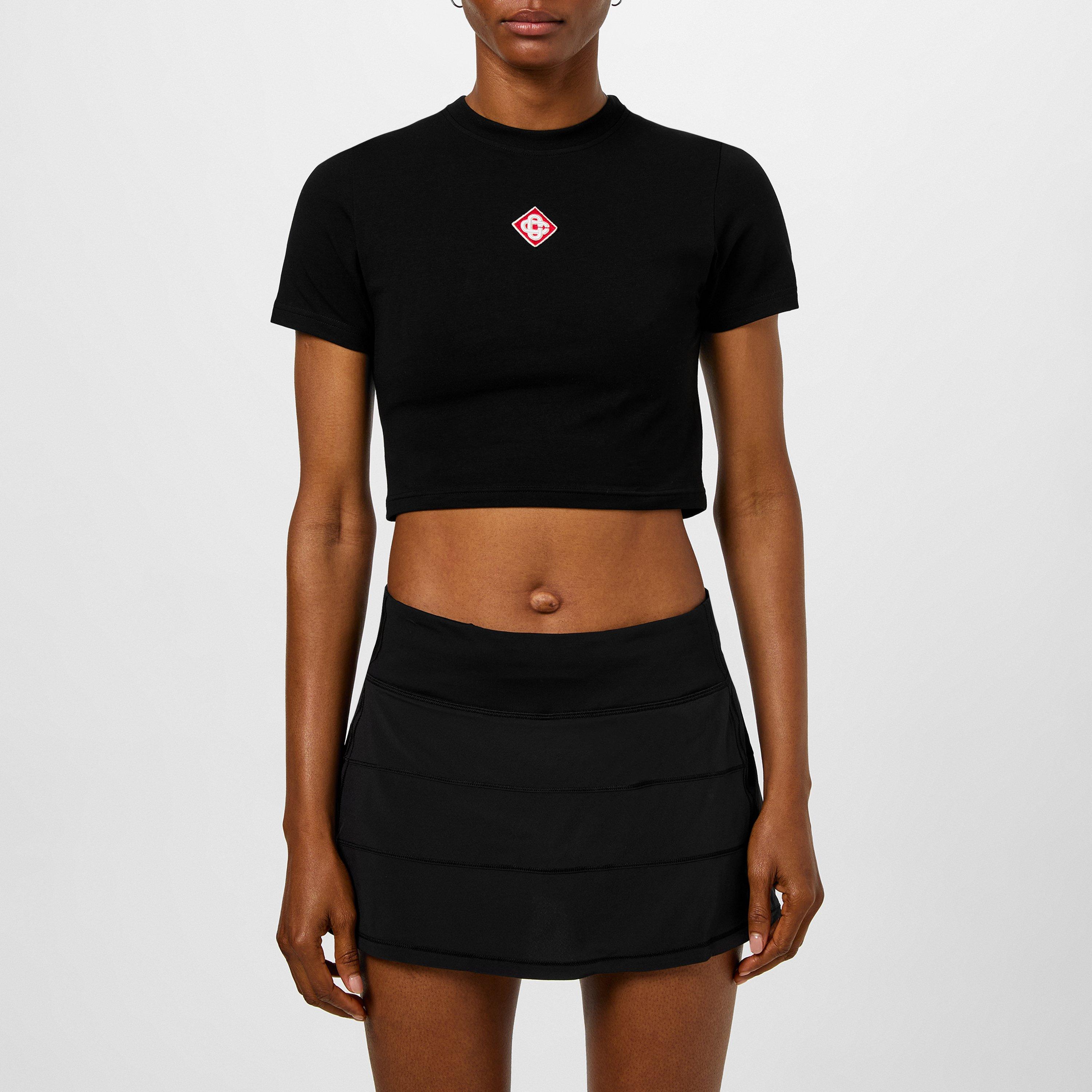 Women's Logo Cotton Cropped Baby T-Shirt