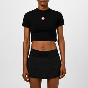 Women's Logo Cotton Cropped Baby T-Shirt