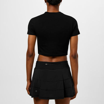 Women's Logo Cotton Cropped Baby T-Shirt