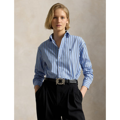 Stripe Long Sleeve Oxford Shirt