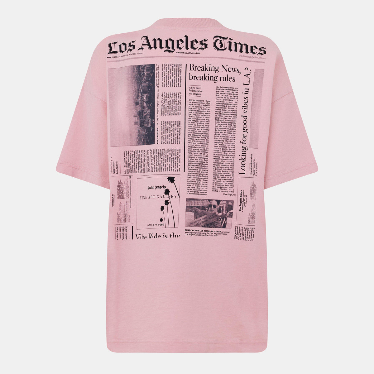Palm News Tee Ld53