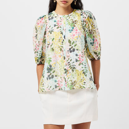 Micha Short-Sleeve Patterned Shirt