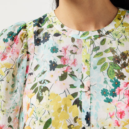 Micha Short-Sleeve Patterned Shirt