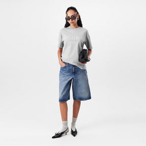 Women's Rep Boyfriend T-Shirt, Tonal Embroidered Logo