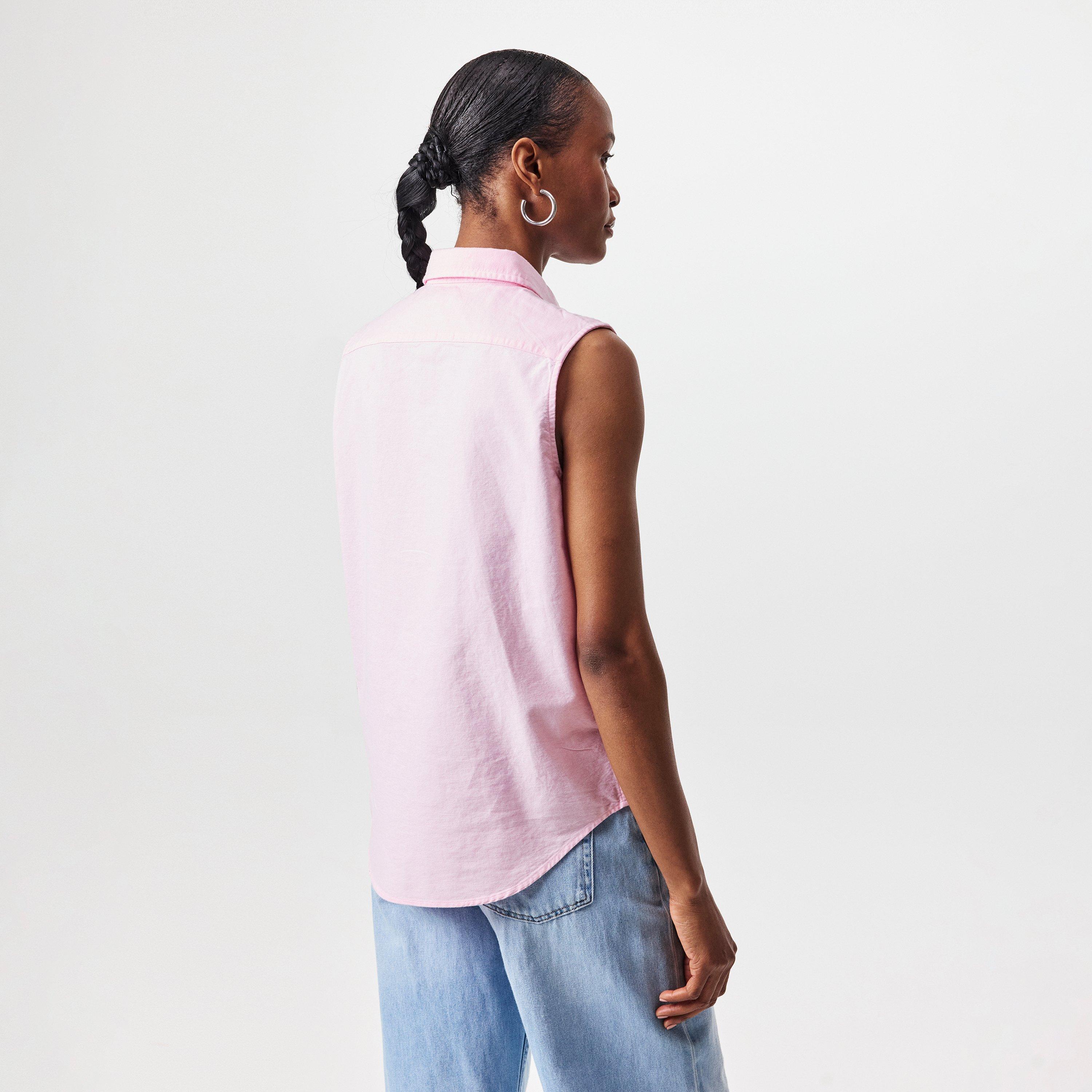 Women's Short-Sleeve Plain Shirt