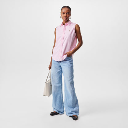 Women's Short-Sleeve Plain Shirt