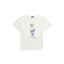 Bear Motif Embroidery T-Shirt
