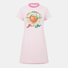 Mascot Graphic Print Relaxed Fit T-Shirt Dress