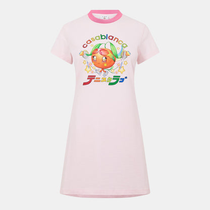 Mascot Graphic Print Relaxed Fit T-Shirt Dress