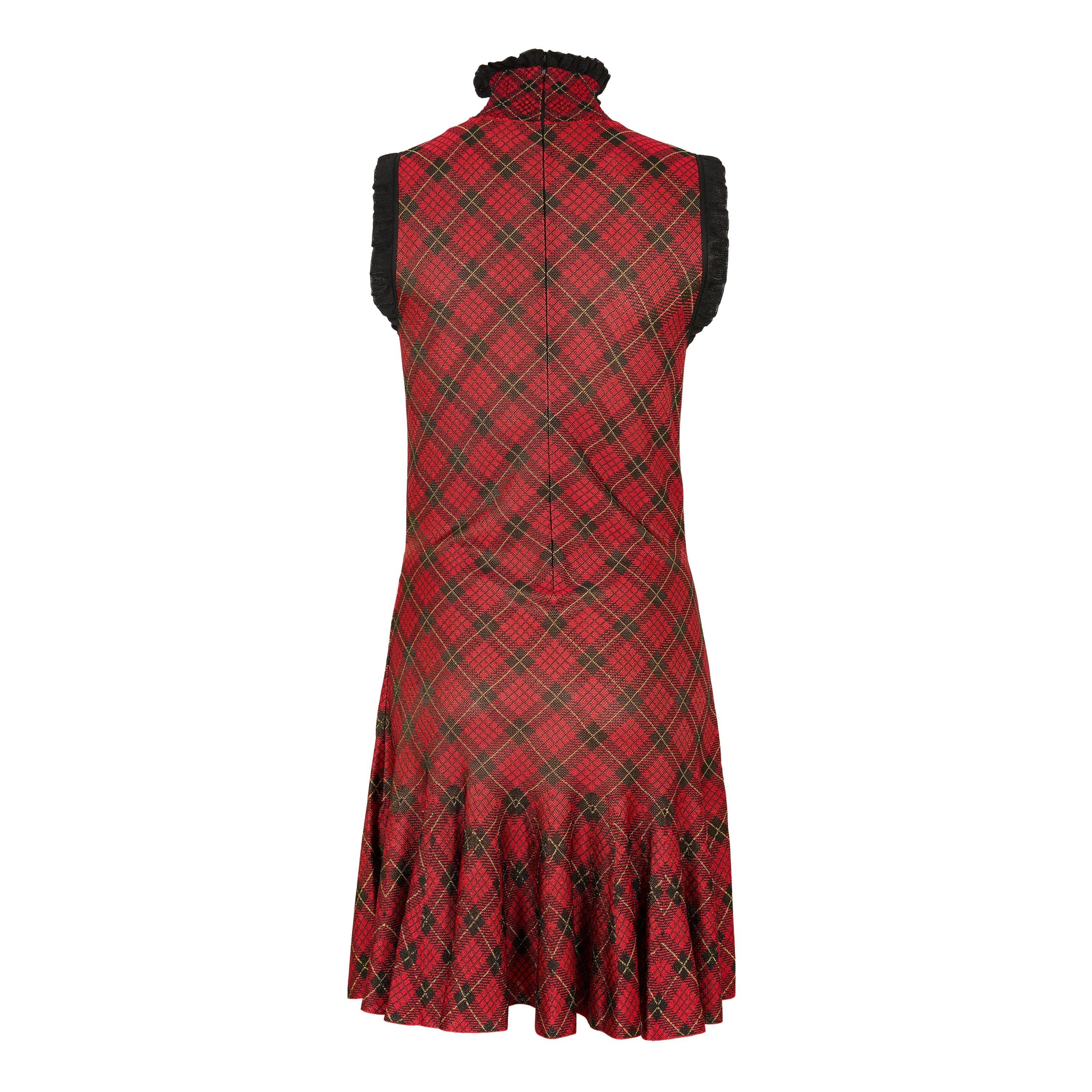 Alex Check Mini Dress