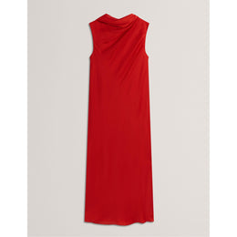 Tie Midi Slinky Dress